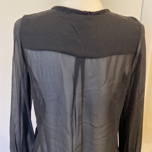 Josie Sheer Silk Blouse - Picture 6 of 9